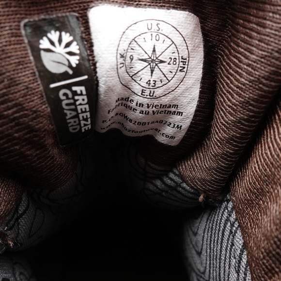 NEW Oboz Bridger 8" Insulated B-Dry Waterproof Hiking Shoes Men's 82001 - Picture 9 of 16